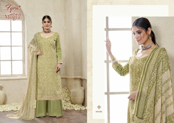 Fyra Mogra Cotton Printed New Designer Festive Wear Fancy Dress Material Collection